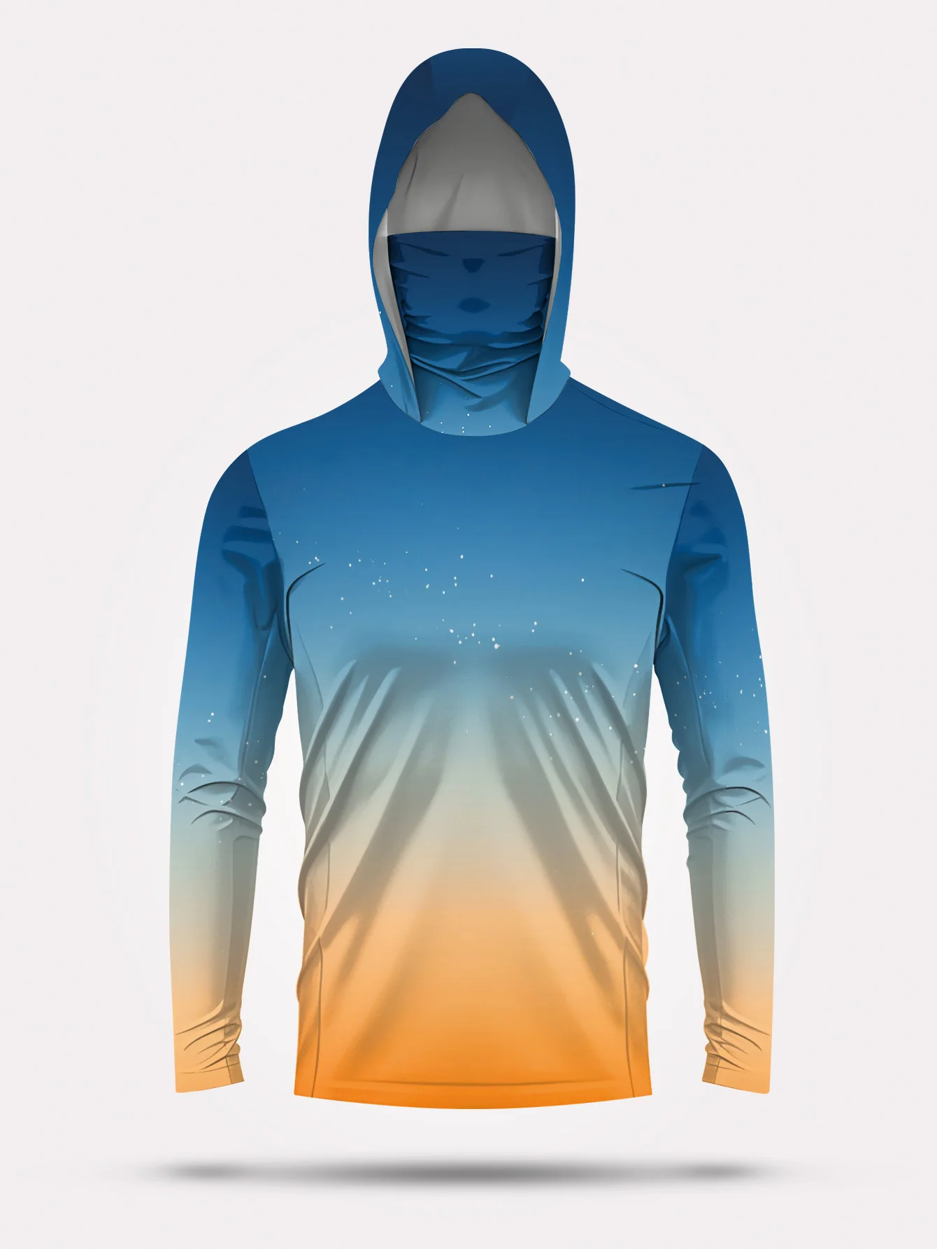 Mens Fishing Shirt Hooded UPF  - Fishing Mask Sun Protection review and price